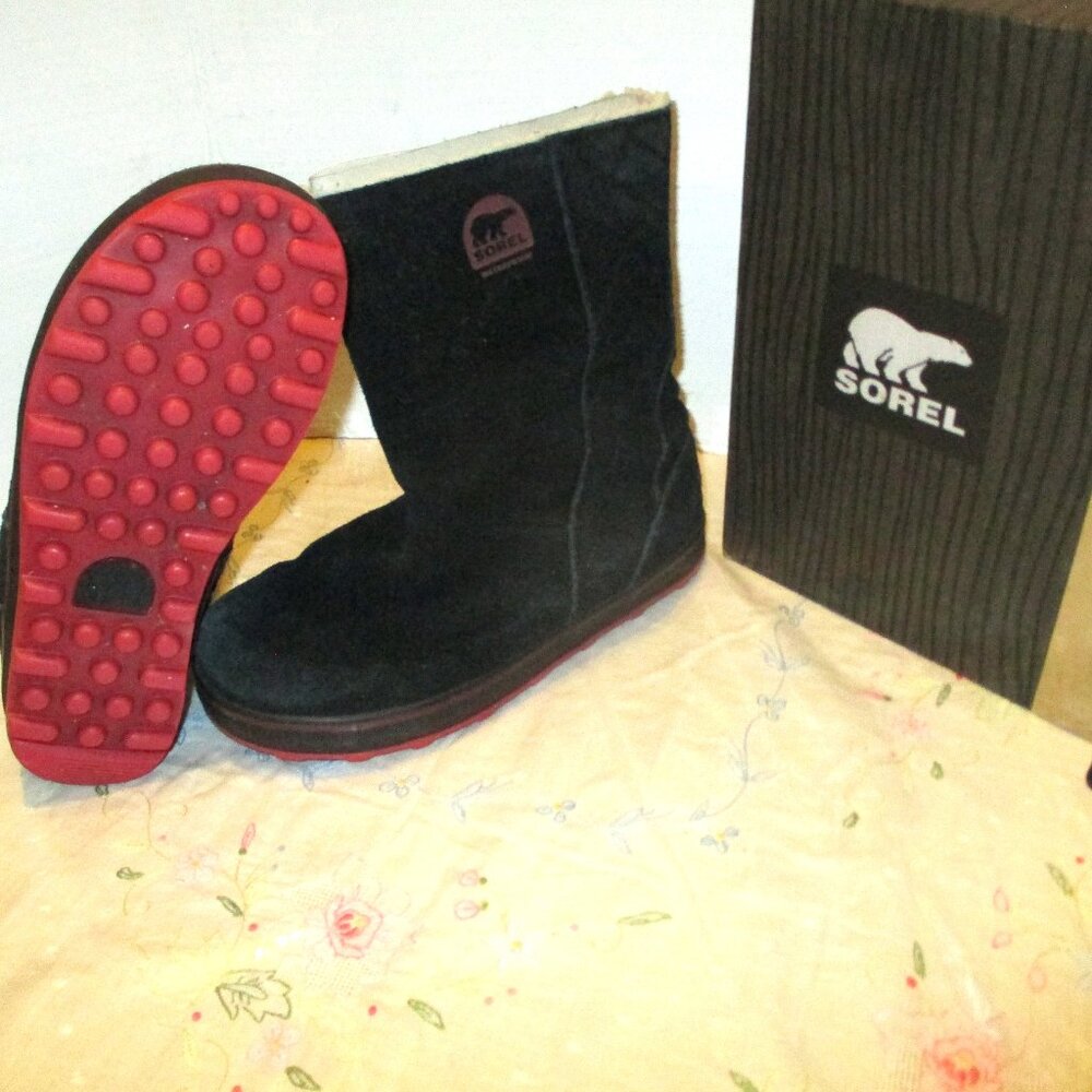 Sorel Boots - Waterproof "Glacy" Black Boots